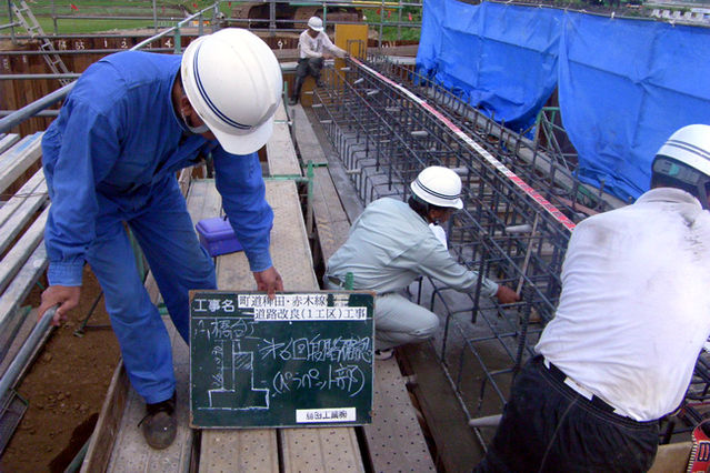 橋梁下部工工事